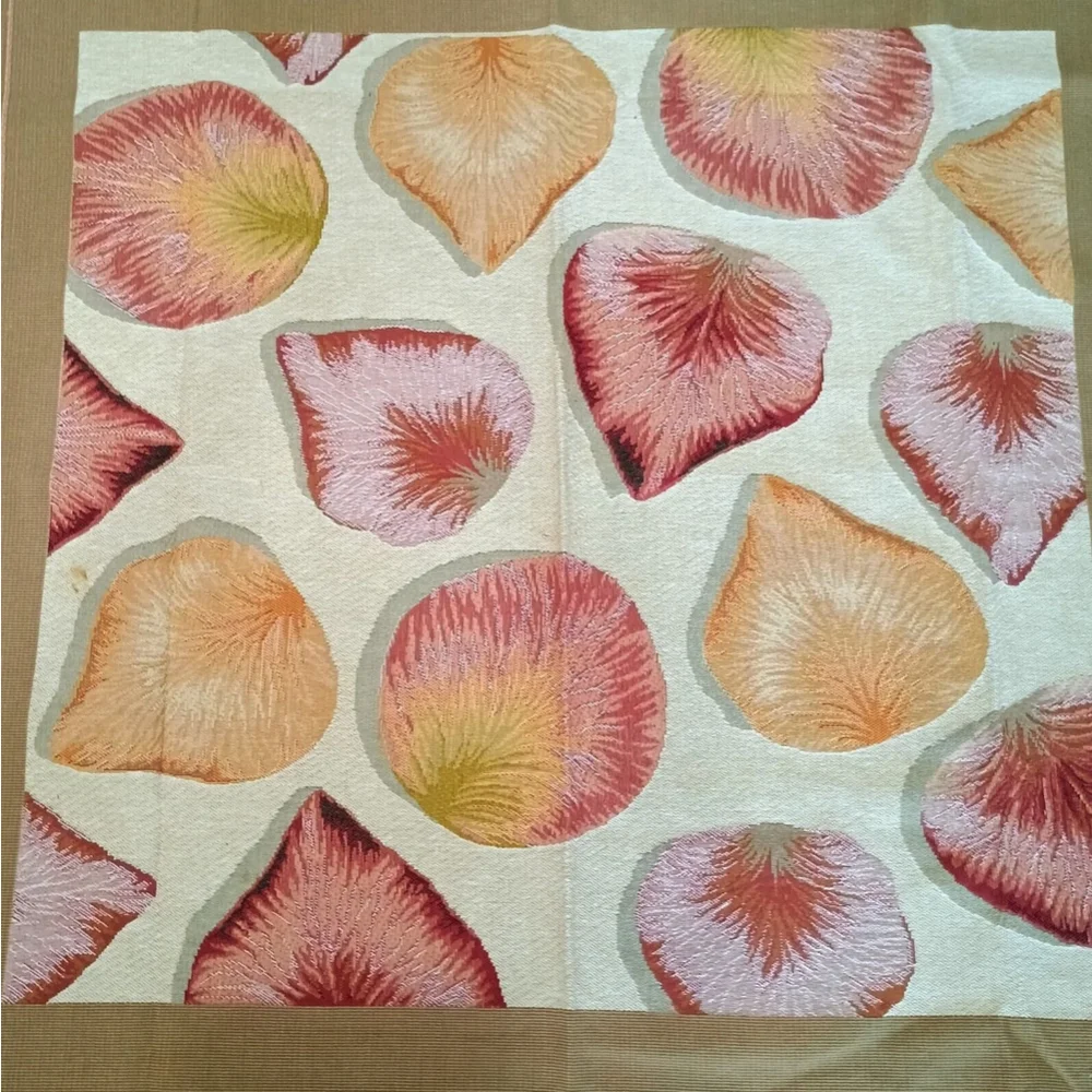Perola Da Nazare Portugal Leaf Design Tapestry Card Tablecloth Fall Harvest READ